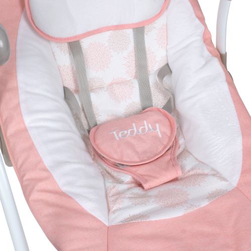 -  ME 1075 TEDDY Pink Linen Flowers 