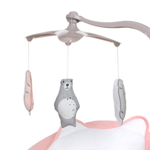 -  ME 1075 TEDDY Pink Linen Flowers 