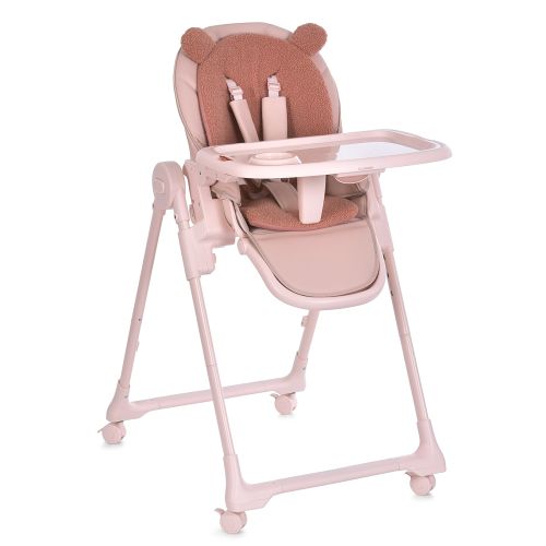 Стульчик для кормления EL CAMINO Сrystal розовый (ME 1037 Bear Pink)
