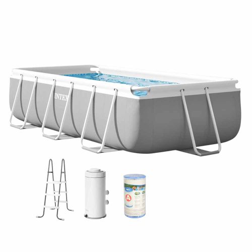 Басейн каркасний INTEX 300x175x80 см з фільтром та сходами (26784)