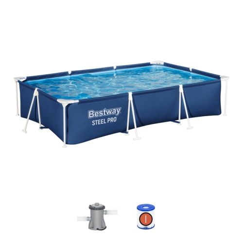 Басейн каркасний BESTWAY 300x201x66 см з фільтром (56411)