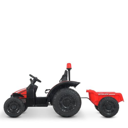 Детский электромобиль BAMBI RACER Трактор с прицепом красный (M 4573EBLR-3)