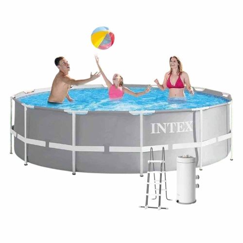 Басейн каркасний INTEX 366x122 см з фільтром та драбиною (26718)