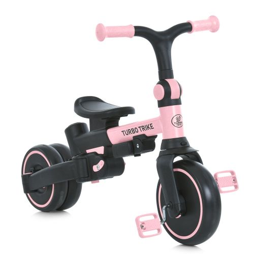 Велосипед з батьківською ручкою TURBOTRIKE рожевий (MT 1036 pink)