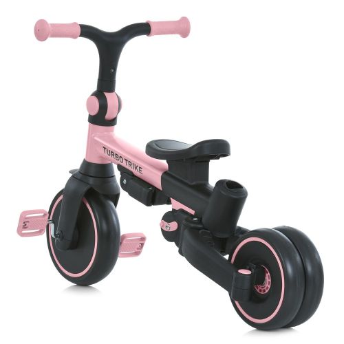 Велосипед з батьківською ручкою TURBOTRIKE рожевий (MT 1036 pink)