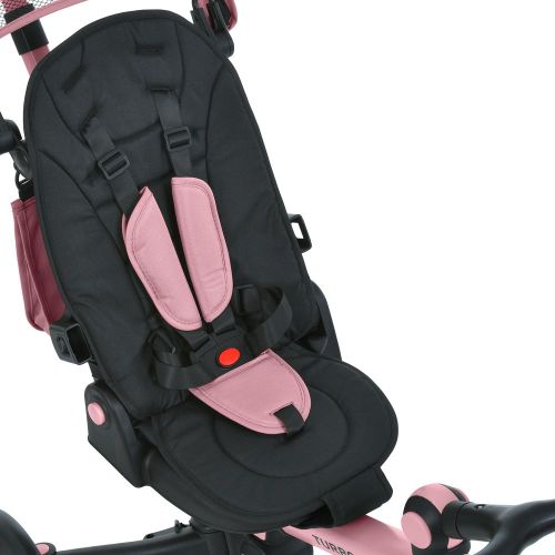 Велосипед з батьківською ручкою TURBOTRIKE рожевий (MT 1036 pink)