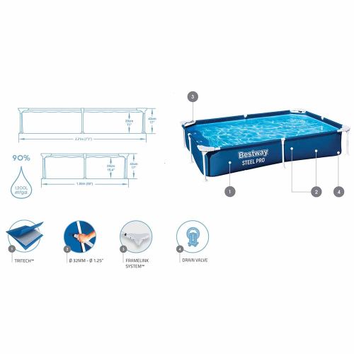   BESTWAY 221x150x43  (56401)