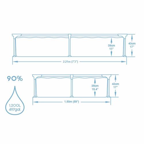   BESTWAY 221x150x43  (56401)