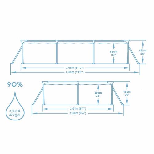  BESTWAY 300x201x66  (56404)