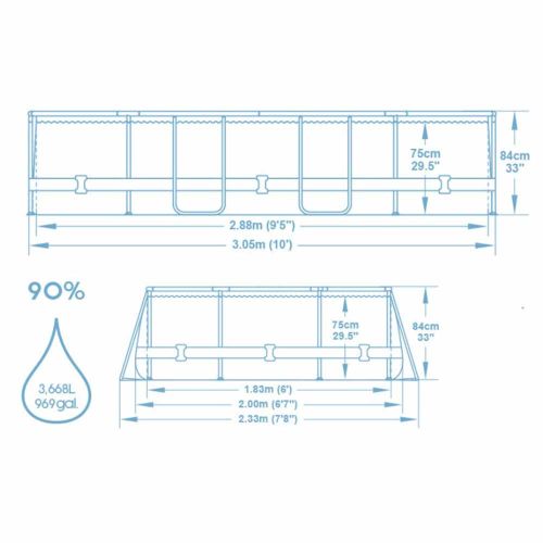   BESTWAY 305x200x84    (5614A)