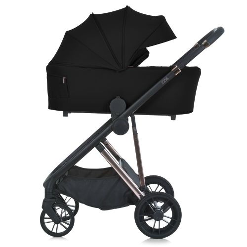 Коляска универсальная EL CAMINO Сoil 2 в 1 черная (ME 1190 Jet Black)