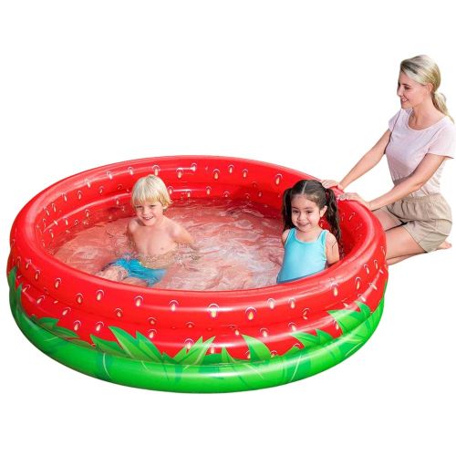 Бассейн детский BESTWAY Клубника 160х38 см (51145)