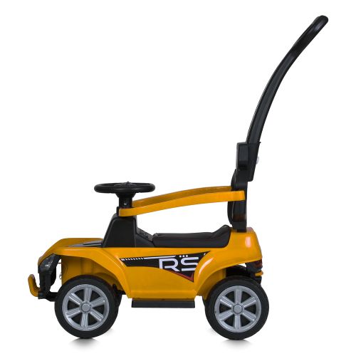 Каталка-толокар BAMBI RACER с родительской ручкой желтая (M 5764EL-6)