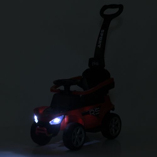 Каталка-толокар BAMBI RACER с родительской ручкой желтая (M 5764EL-6)