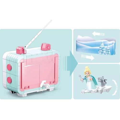  SLUBAN Frozen Princess' s TV i (M38-B1103)