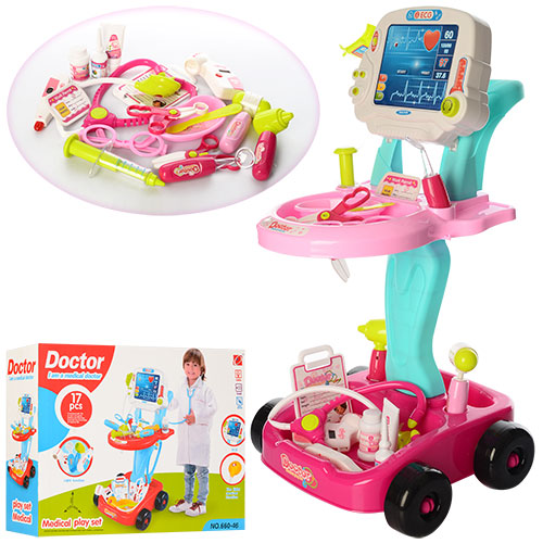 Игровой набор доктора LIMO TOY Умелый Врач с тележкой в ассортименте (660-45-46)